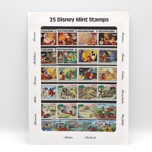 25 Disney Mint Stamps・ディズニー切手・No.210713-006・梱包サイズ80