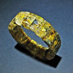 タイチンルチルクォーツ バングル  111-16829