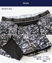 BROS by WACOAL MEN(ブロス バイ ワコールメン)ボクサーパンツ 吸汗速乾 ムレ軽減設計 前閉じ GT3910 OV L