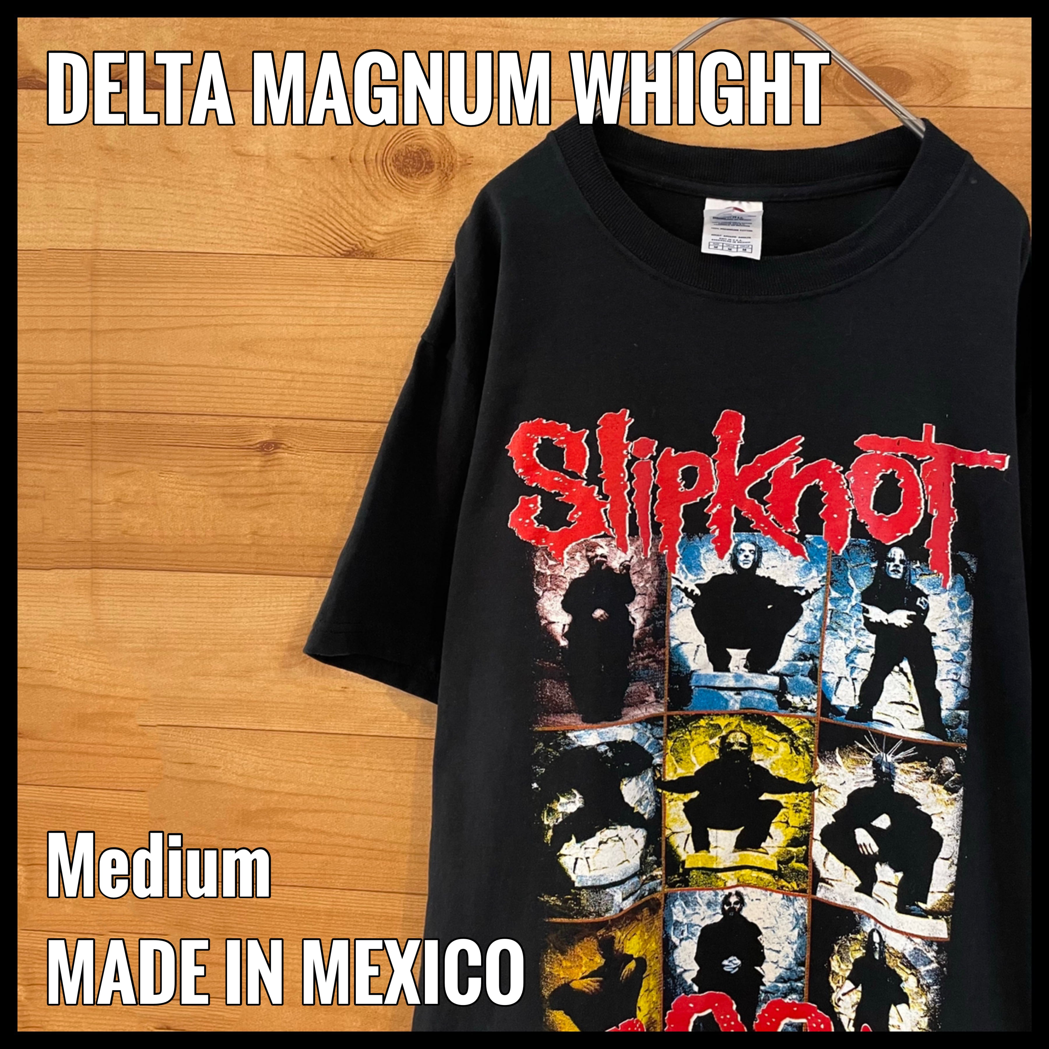DELTA MAGNUM WHIGHT】Slipknot バンドTシャツ 2005年ツアーt バック