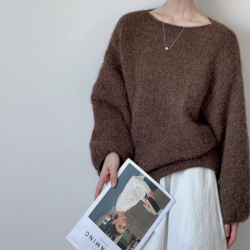 ルーズニットブルオーバー 233073