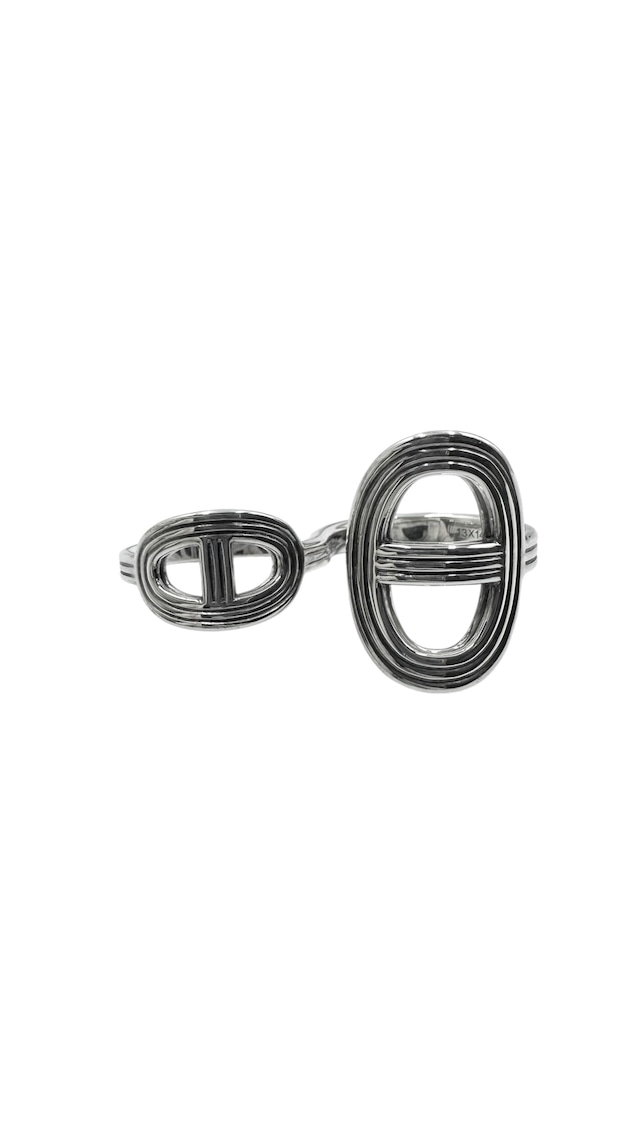 HERMES エルメス シェーヌダンクル24 ダブルリング #53 34649-2026010