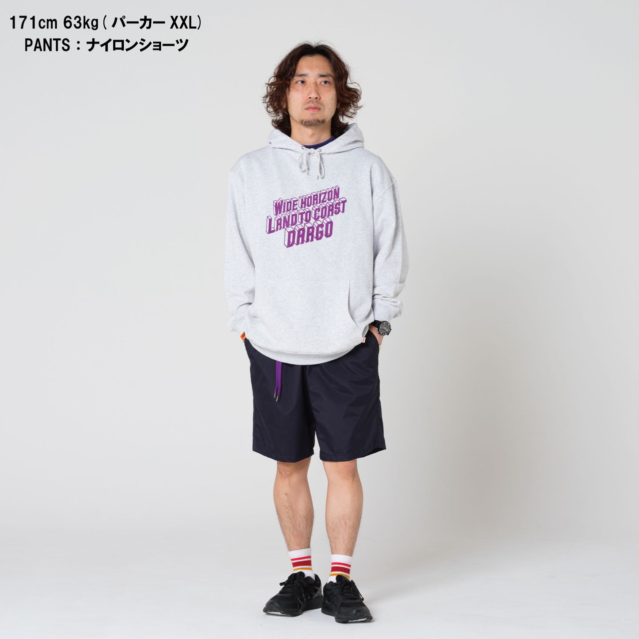 【DARGO】"WIDE HORIZON" 8onz Mid Weight Pull Over Hoodie（3color）