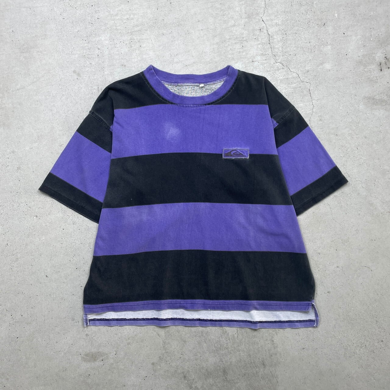 90年代 Quiksilver クイックシルバー ボーダーTシャツ メンズL 古着