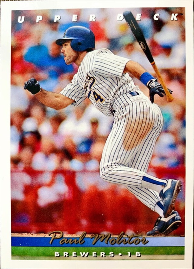 MLBカード 93UPPERDECK Paul Molitor #333 BREWERS