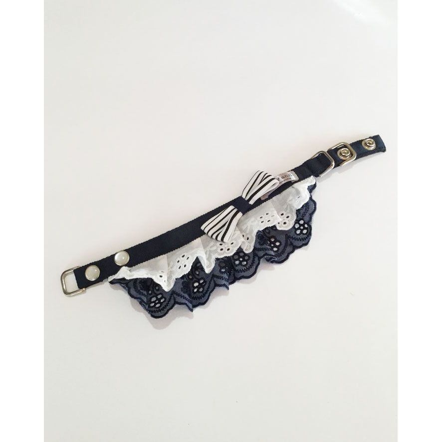 bonyndog【正規輸入】スクールルック　首輪＆リード　ネイビー 0044