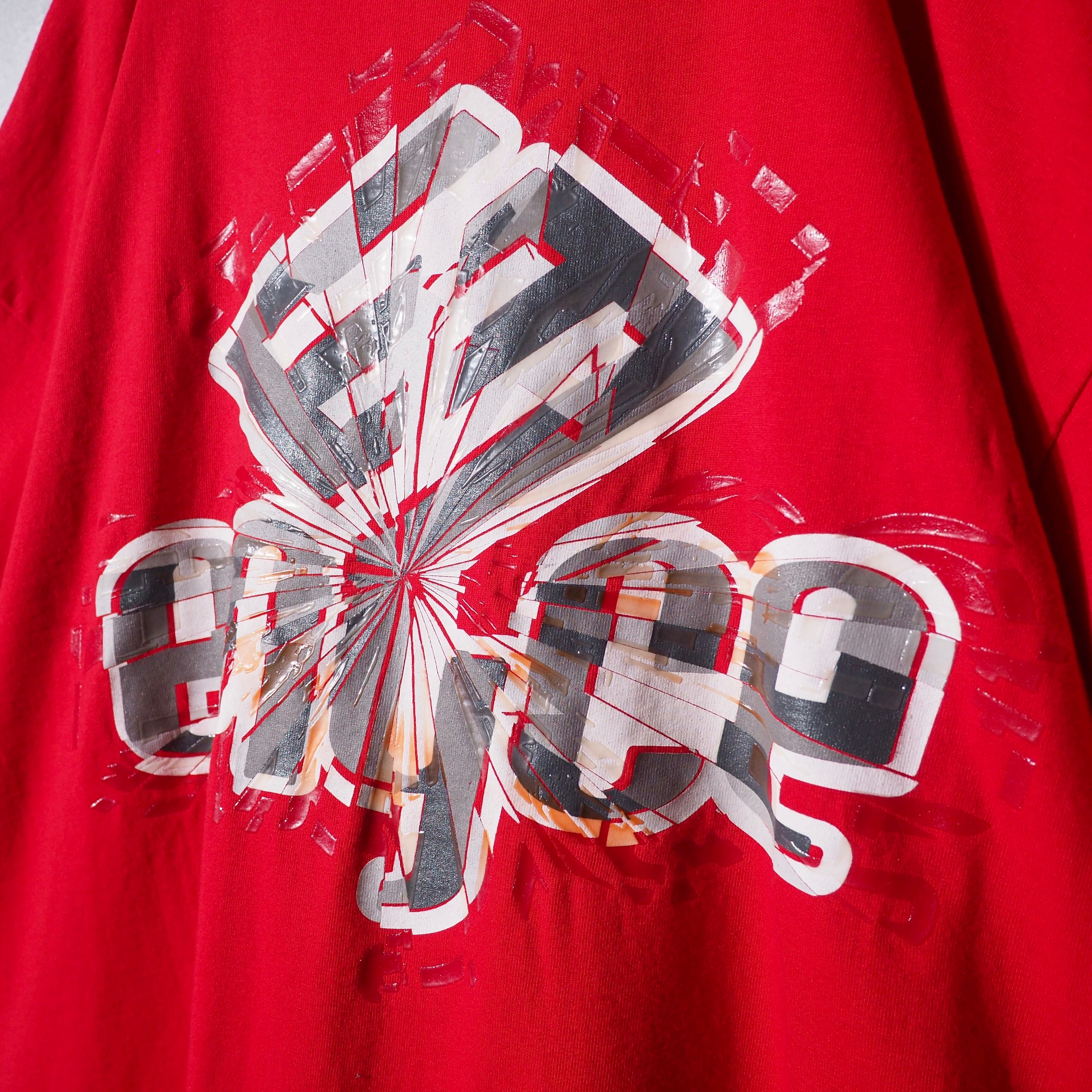 " Special - Made in USA " ” enyce ” Crash logo Printed vintage loose Tee
