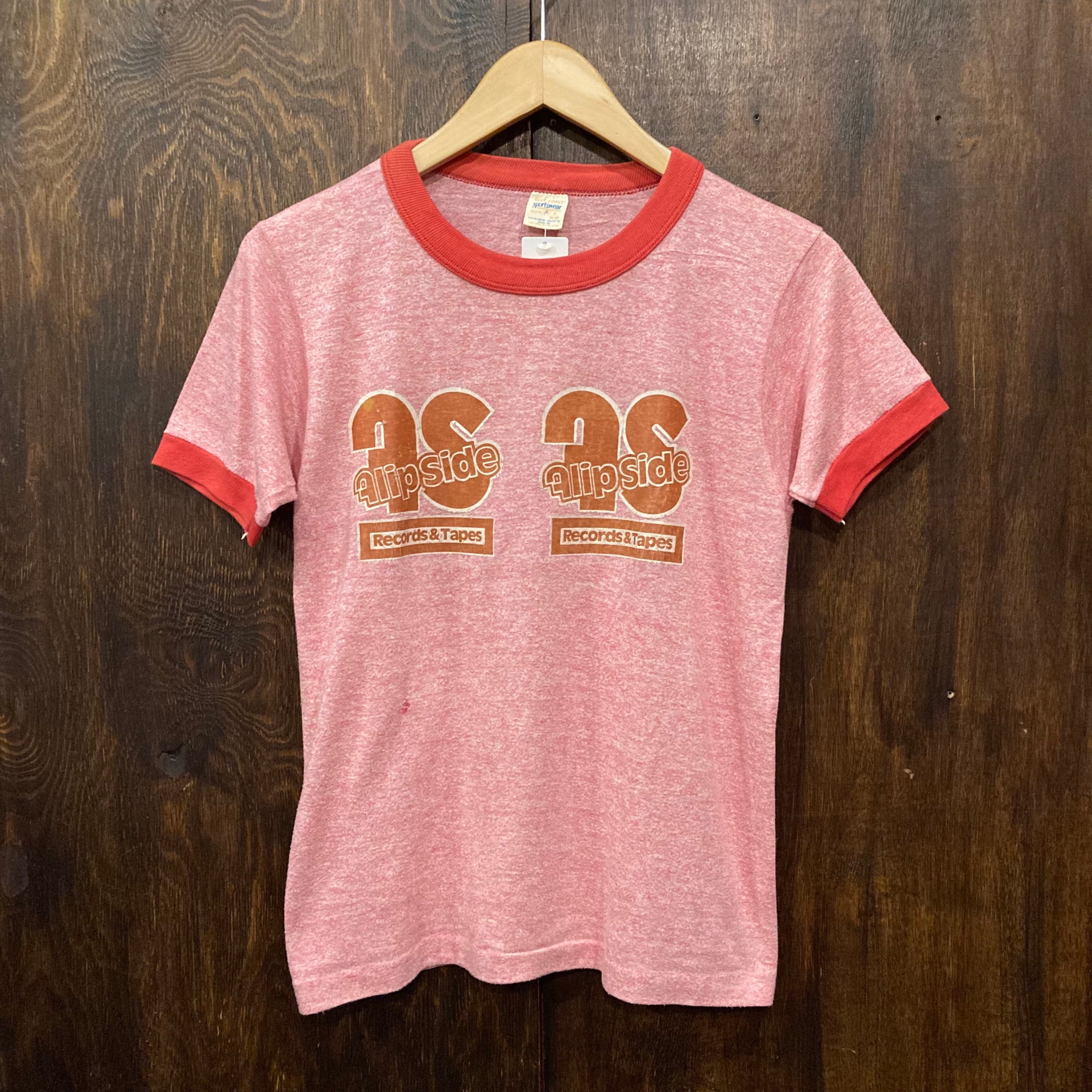 sportswear 70s ビンテージ リンガーTシャツ レディース古着 半袖T