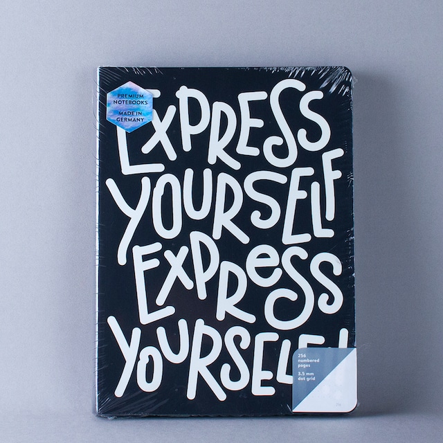 nuuna PREMIUM NOTEBOOKS-GRAPHIC L EXPRESS YOURSELF-