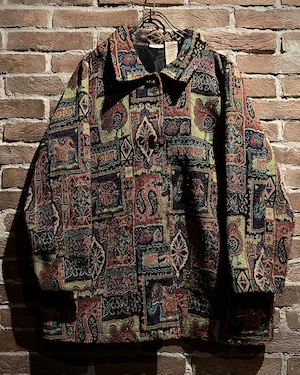 【Caka act3】Animal Pattern Vintage Goblin Jacket