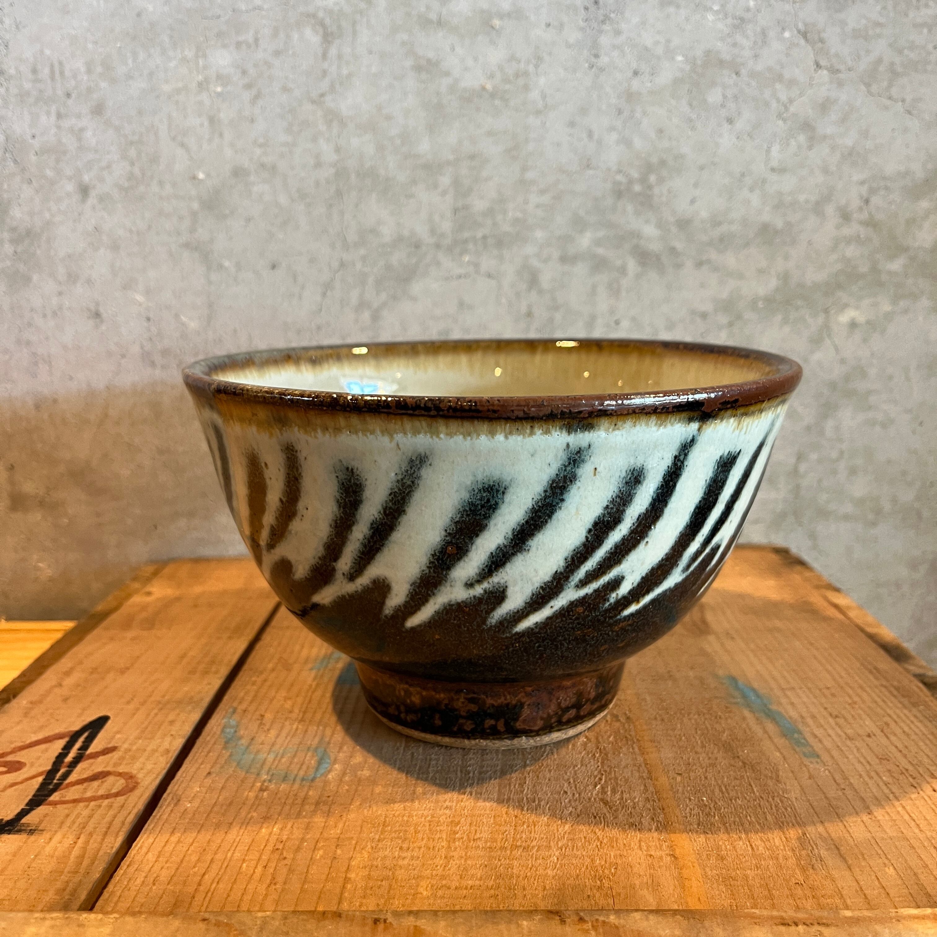 小代焼ふもと窯 藁灰釉 深丼