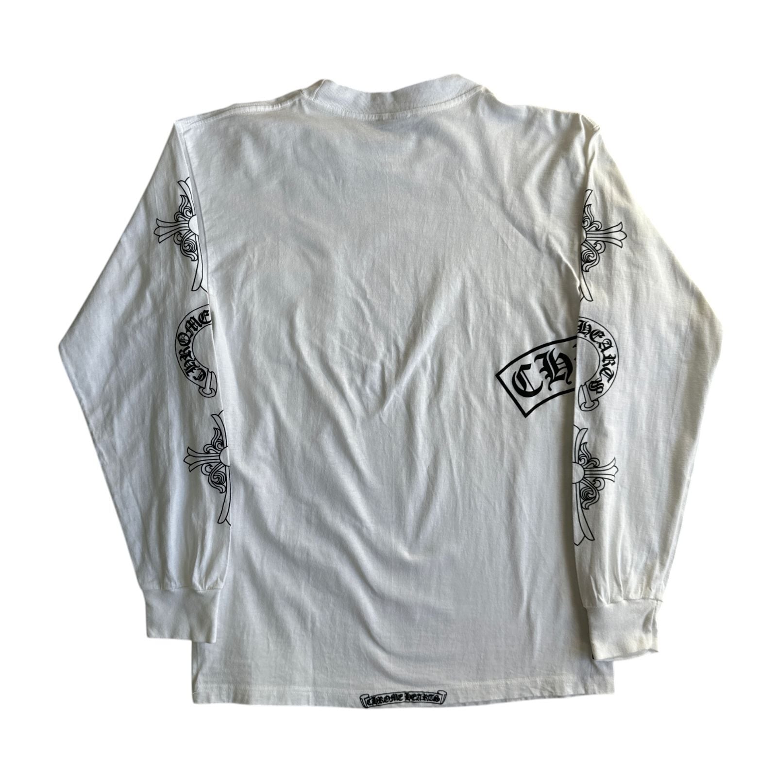 90s-00s OLD CHROME HEARTS Tバー CHクロス ホースシュー ポケット
