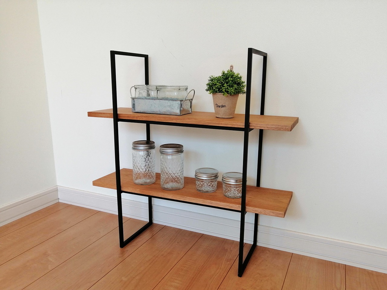 【K様オーダー】Iron Shelf（杉材）