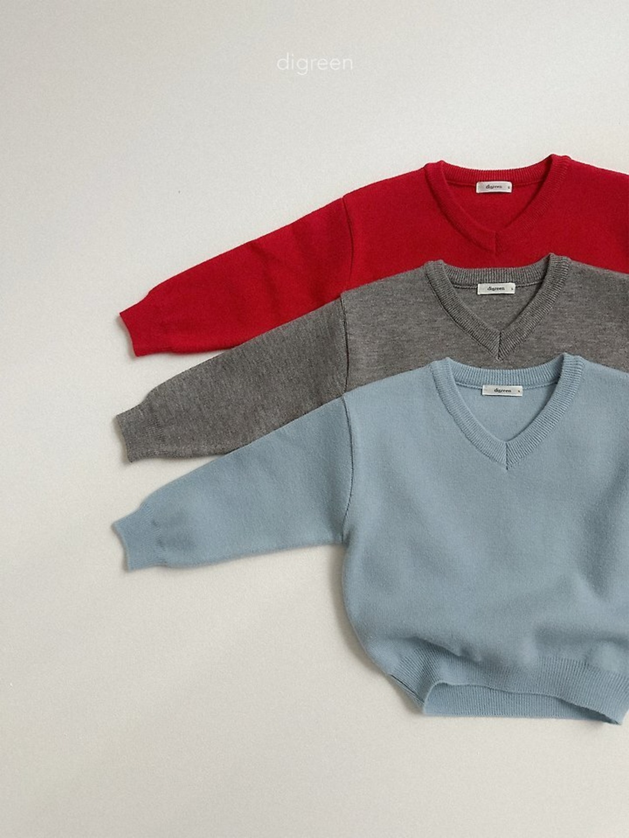 〖取寄〗韓国子供服 / 26winter / Digreen / コージーVネックニット / キッズ / 冬服 *S~2XL*