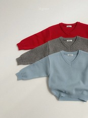 〖取寄〗韓国子供服 / 26winter / Digreen / コージーVネックニット / キッズ / 冬服 *S~2XL*