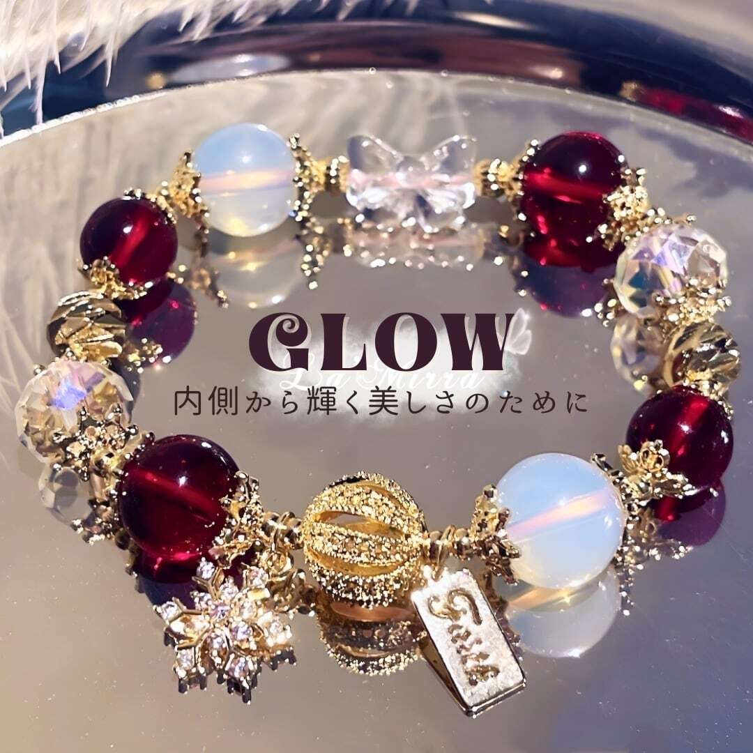 薔薇のきらめき 自分を愛するためのブレスレット ❤︎ B8 | luvxy