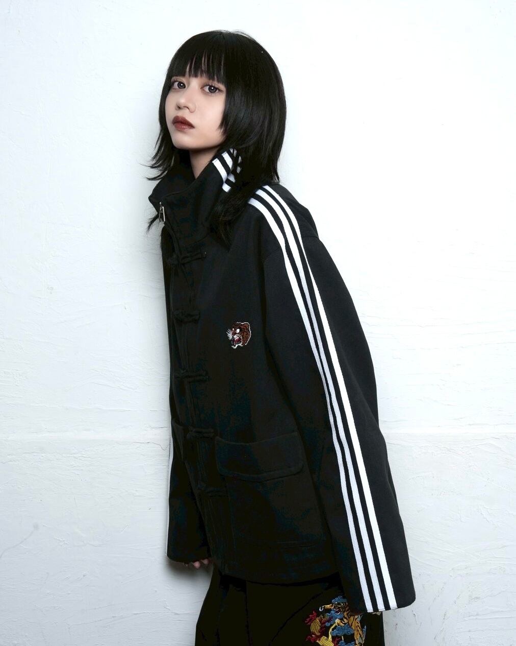 チュウカタベタイ　Tiger track jacket【Black】 Tiger track jacket【Black】 | チュウカタベタイ