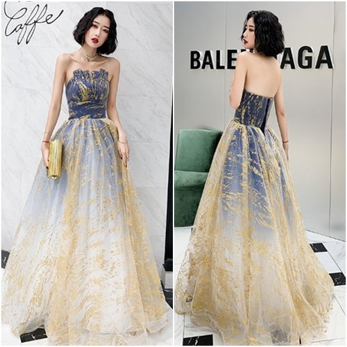 演奏会ドレス ロングドレス 大きいサイズ 2XL 小さいサイズ チューブトップ 袖なし スリムフィット ロングスカート ノースリーブ ゴージャス エレガント セクシー ふんわりスカート 演奏会ドレス