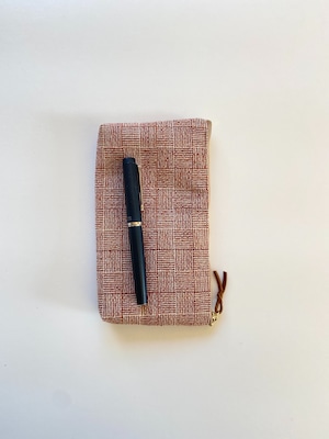 【20cm】Hand-woven Long pouch / Pink