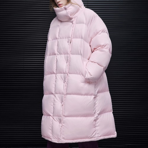 スタンドカラーミディダウンジャケット ・20291