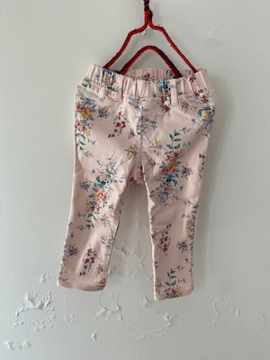 kids 80㎝　flower pants