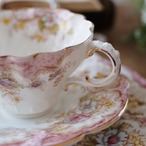 Victorian Floral Trio c.1899｜英国アンティーク 優美な花柄とロココ調のトリオ 1899年登録 カップ＆ソーサー thumbnail 5