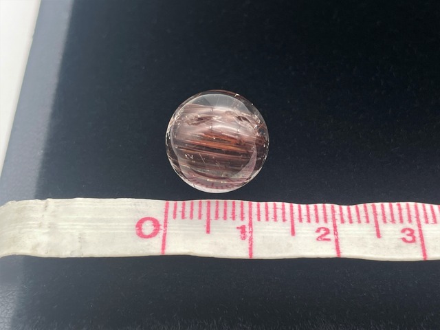 ハンドメイドビーズ素材セット（レッドルチルクォーツ）