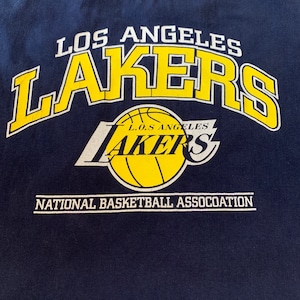 【NBA】ロサンゼルス レイカーズ Tシャツ Lakers アメリカ古着 S相当