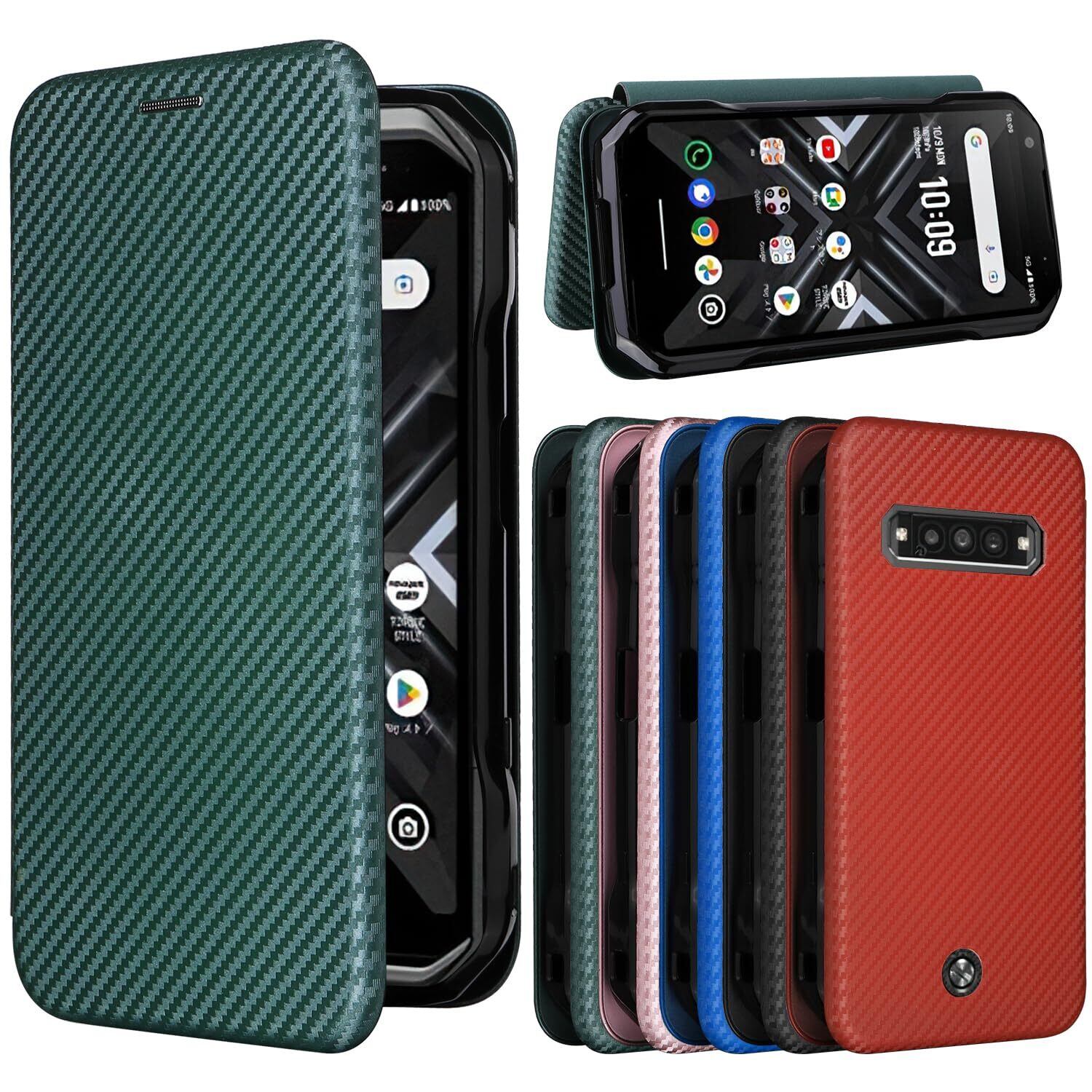 新着商品】Pelanty For TORQUE G06 KYG03 ケース手帳型 炭素繊維調