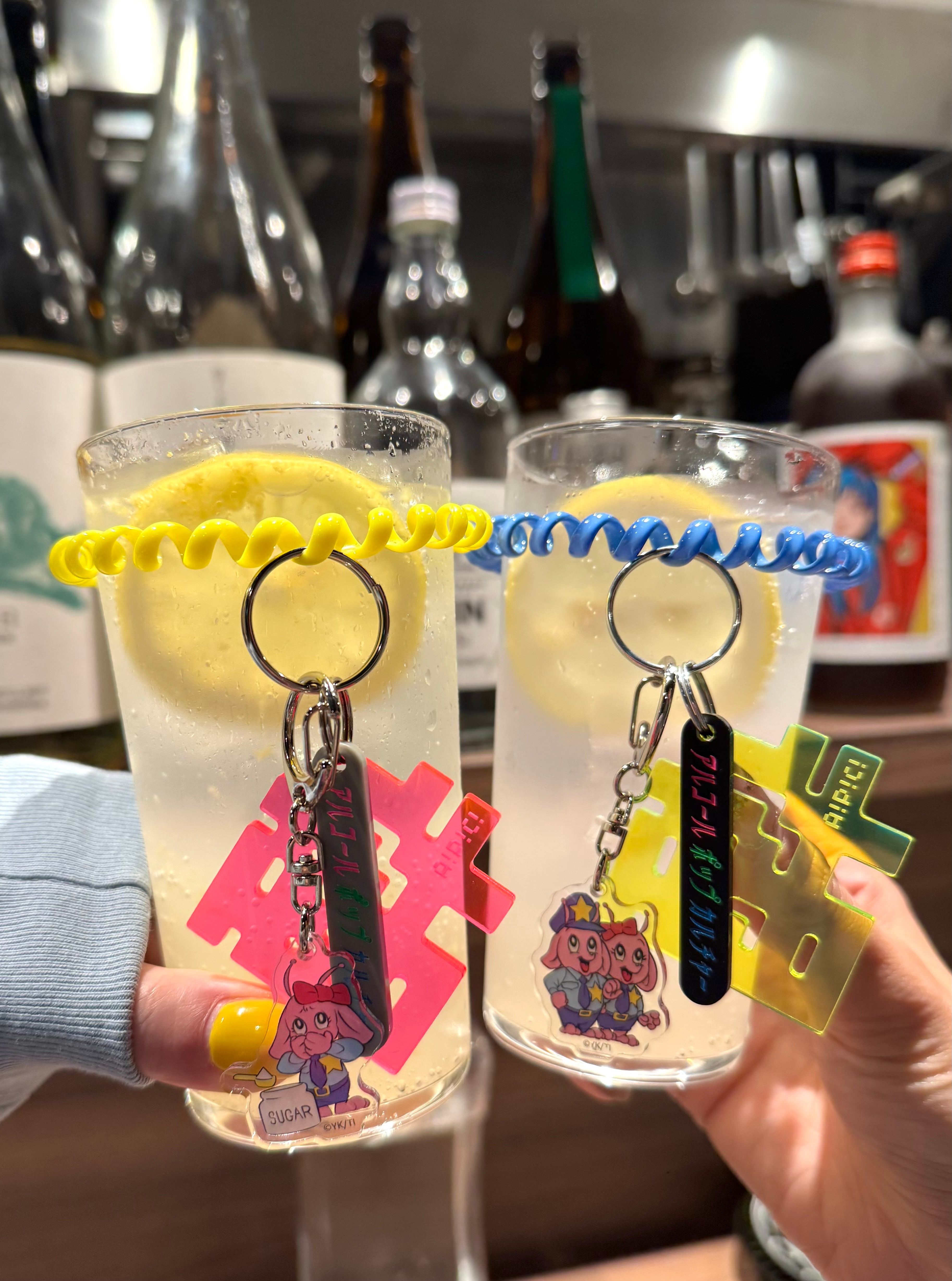 酔・踊・萌］グラスマーカーアクキー | アルコールポップカルチャー