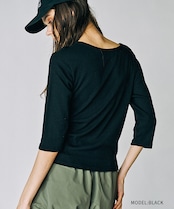 【直営限定ITEM】7/8レングスルーズTシャツ (KHAKI) CQ-49065H