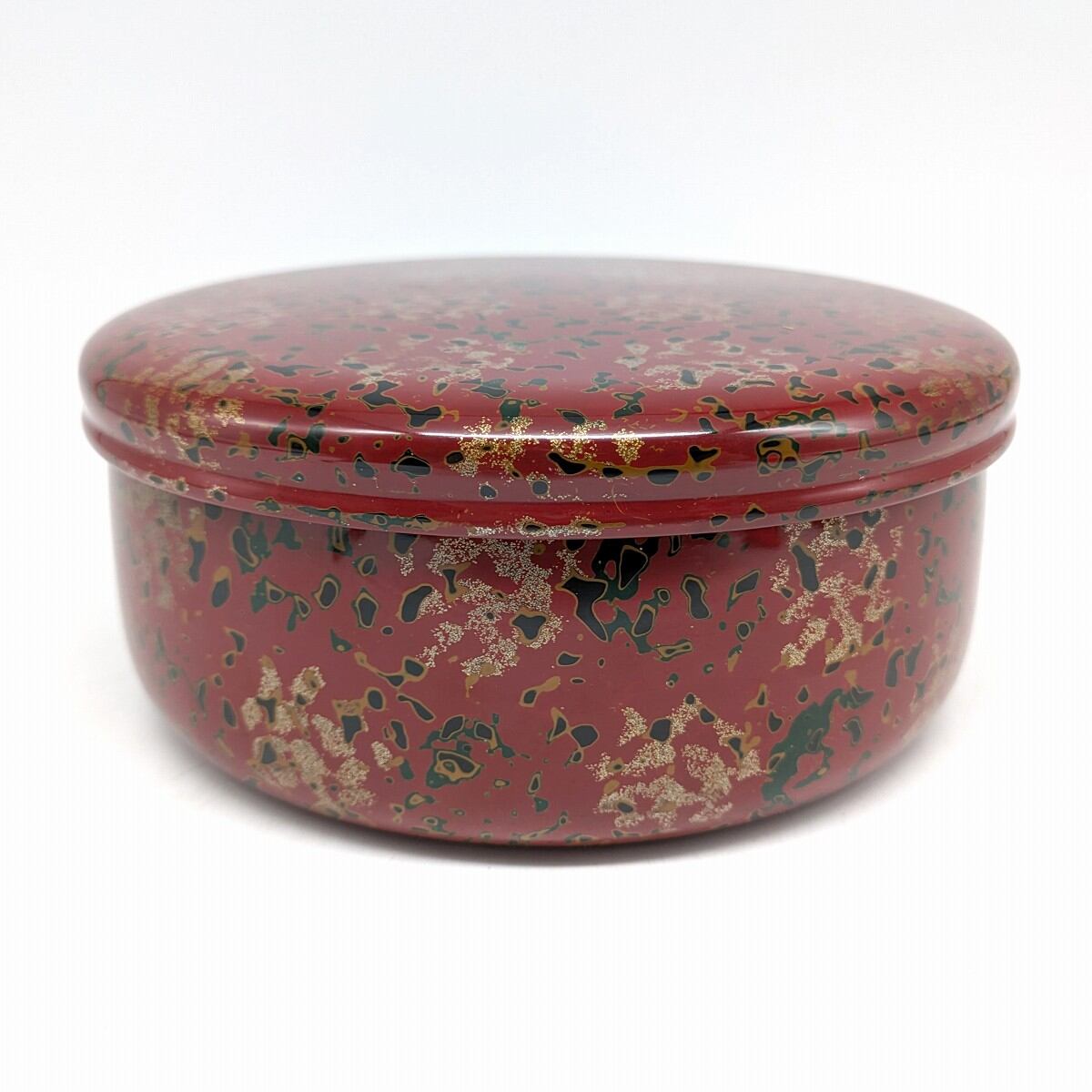 津軽塗（唐塗）バカ塗り・菓子鉢・小物入れ・漆器・No.230806-12・梱包  