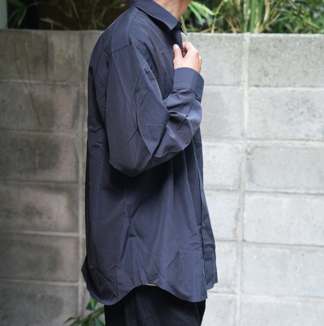 COMOLI 22SS コモリシャツ NAVY 3