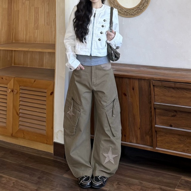 ノーカラークロップドナポレオンデニムジャケット 2col R02714