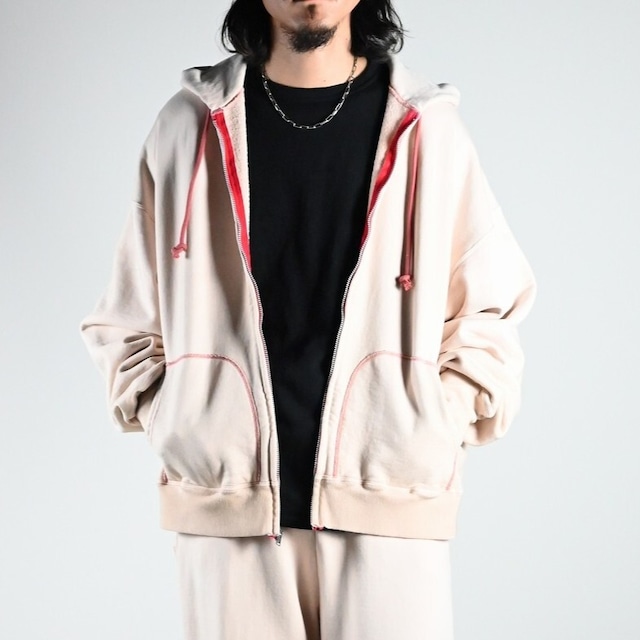 BOWWOW / OVERFADED ZIP HOODIE