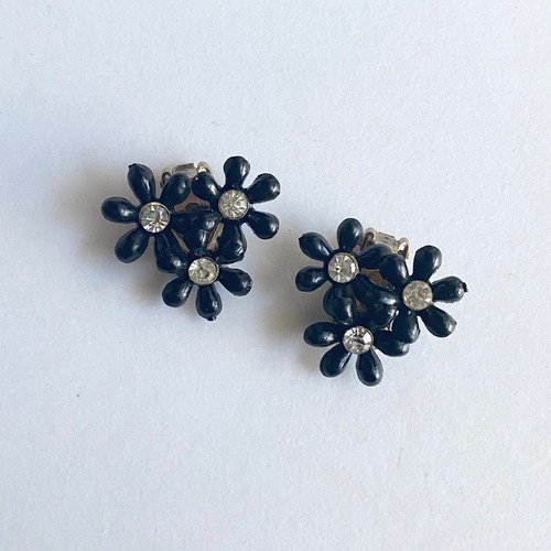 black flowers