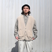 INTERIM(インテリム)MILK PAINT VINTAGE WASH BLACK SHUTTLE CHAMBRAY HYPER BIG US NAVY WORK SHIRT TYPE2