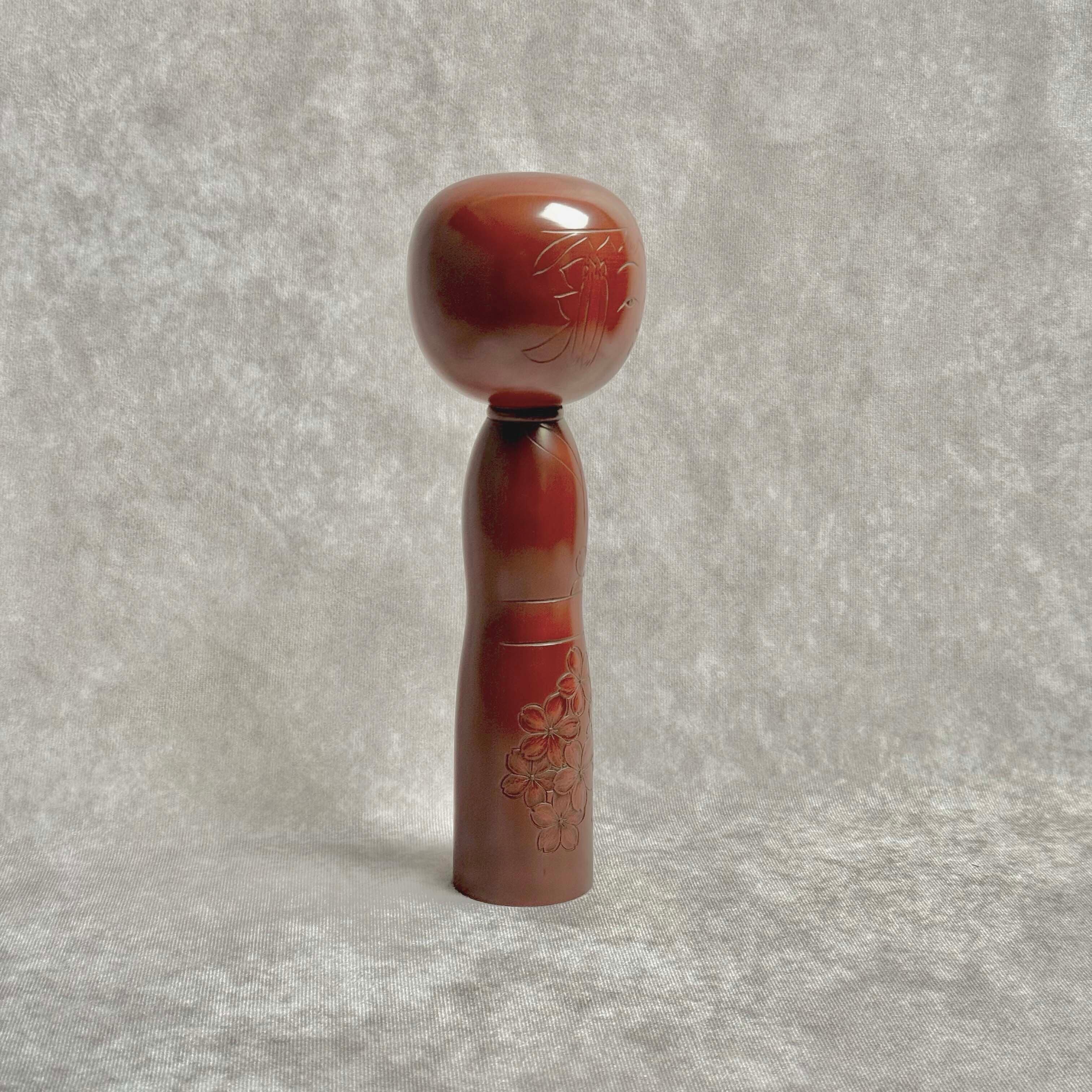 伝統工芸「鎌倉彫こけし」（No.43）