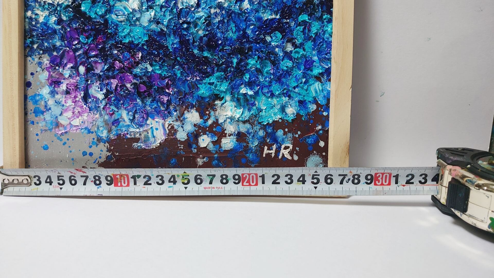 青い紫陽花】油絵/絵画/油彩/油彩画/絵/インテリア | HIROSHI1990 青い紫陽花】油絵/絵画/油彩/油彩画/絵/インテリア | HIROSHI1990