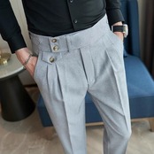 straight business suit pants 00243