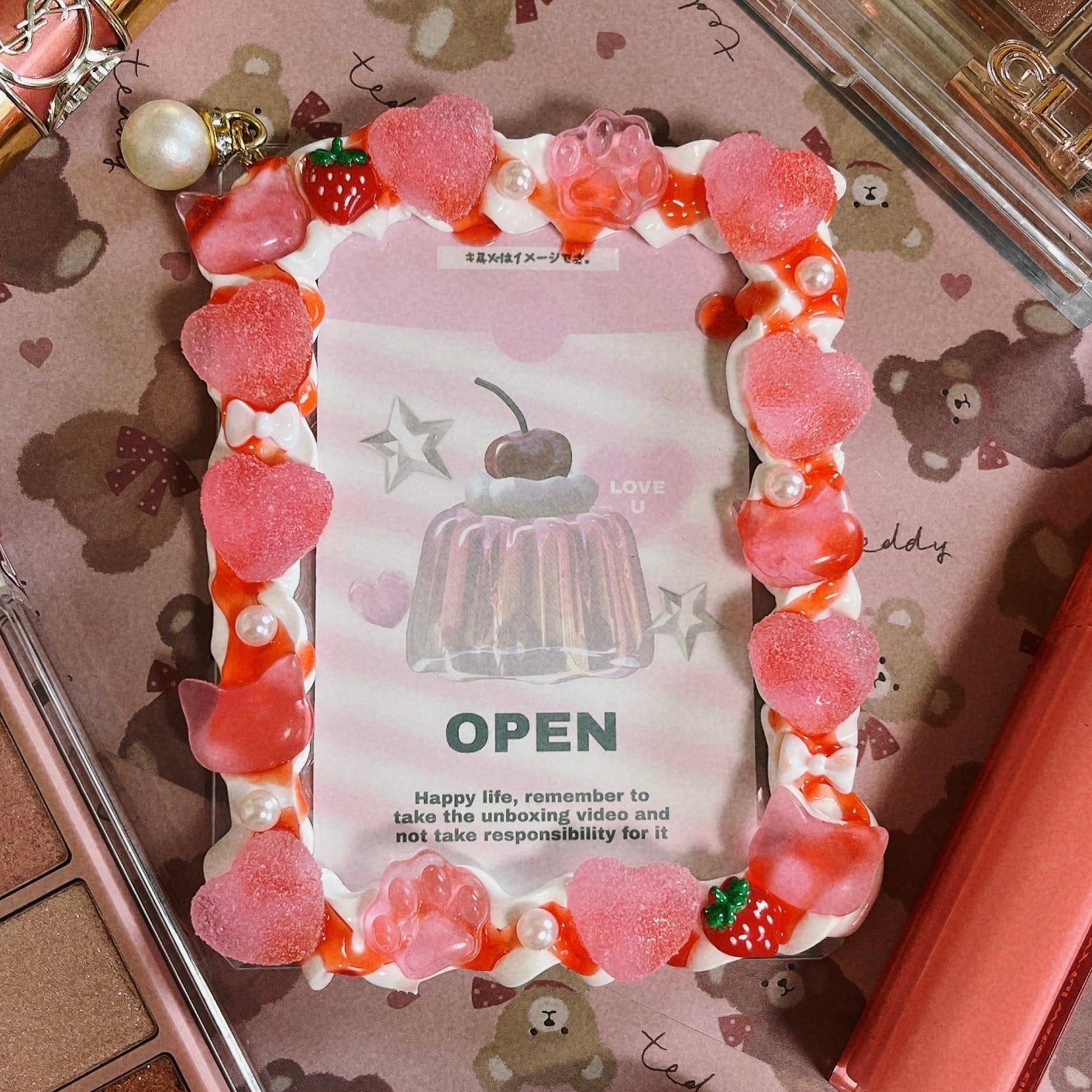 凛　スターフラワー　短冊風　キーホルダー 凛様専用 スターフラワー 短冊風 キーホルダー