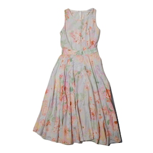 french vintage  floral   summer dress (theme de chofflet )  