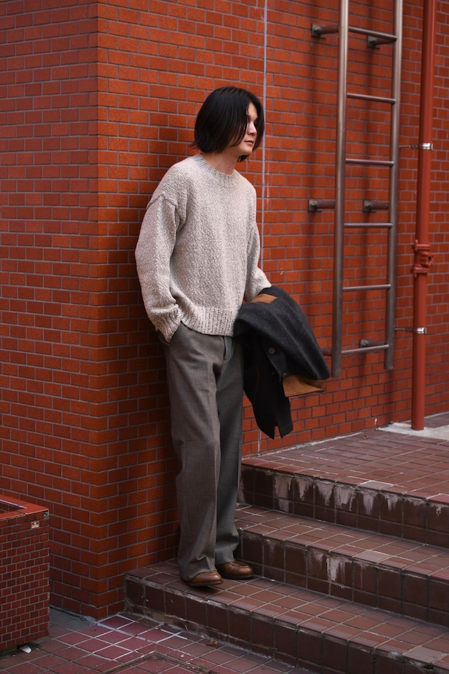 Cale / Cashmere Hand Knit (Natural)