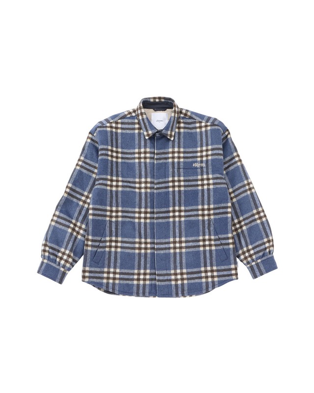 【#Re:room】WOOL CHECK JACKET［REJ153］