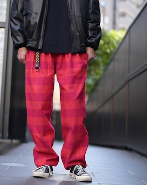Willow Pants/Soul Pants-RED× RED CHECK-(P-014)