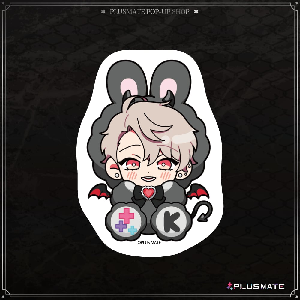 PLUSMATE かれぬい~天使&悪魔~ ステッカー 【結城】