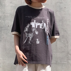 ナンバーミーTOKYO"BEATLES RINGER TEE" CHACOAL×WHITE