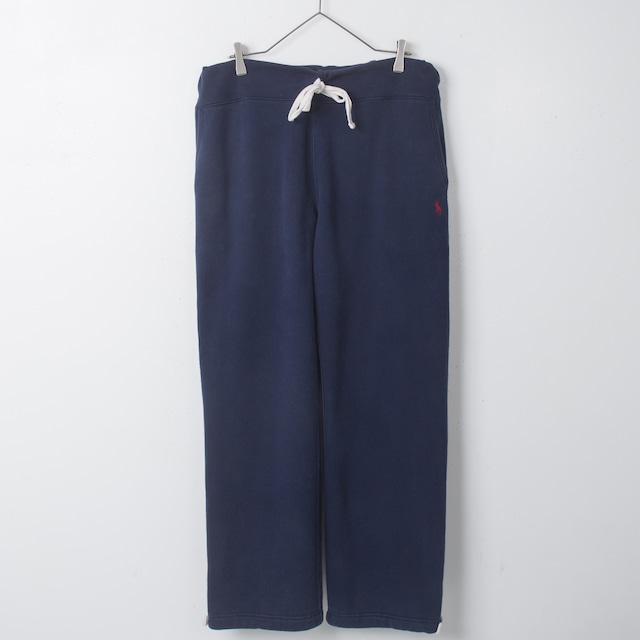 1990s vintage "Polo by Ralph Lauren" wide silhouette sweat pants with embroidered drawcord