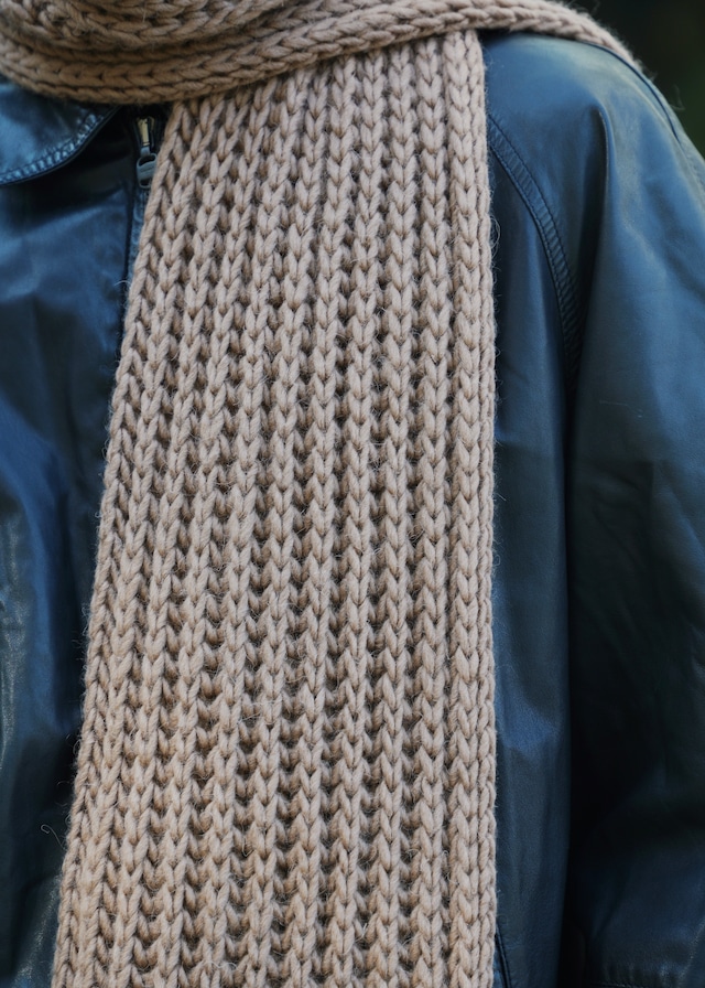 90's-00's agnes b. homme lambs wool muffler