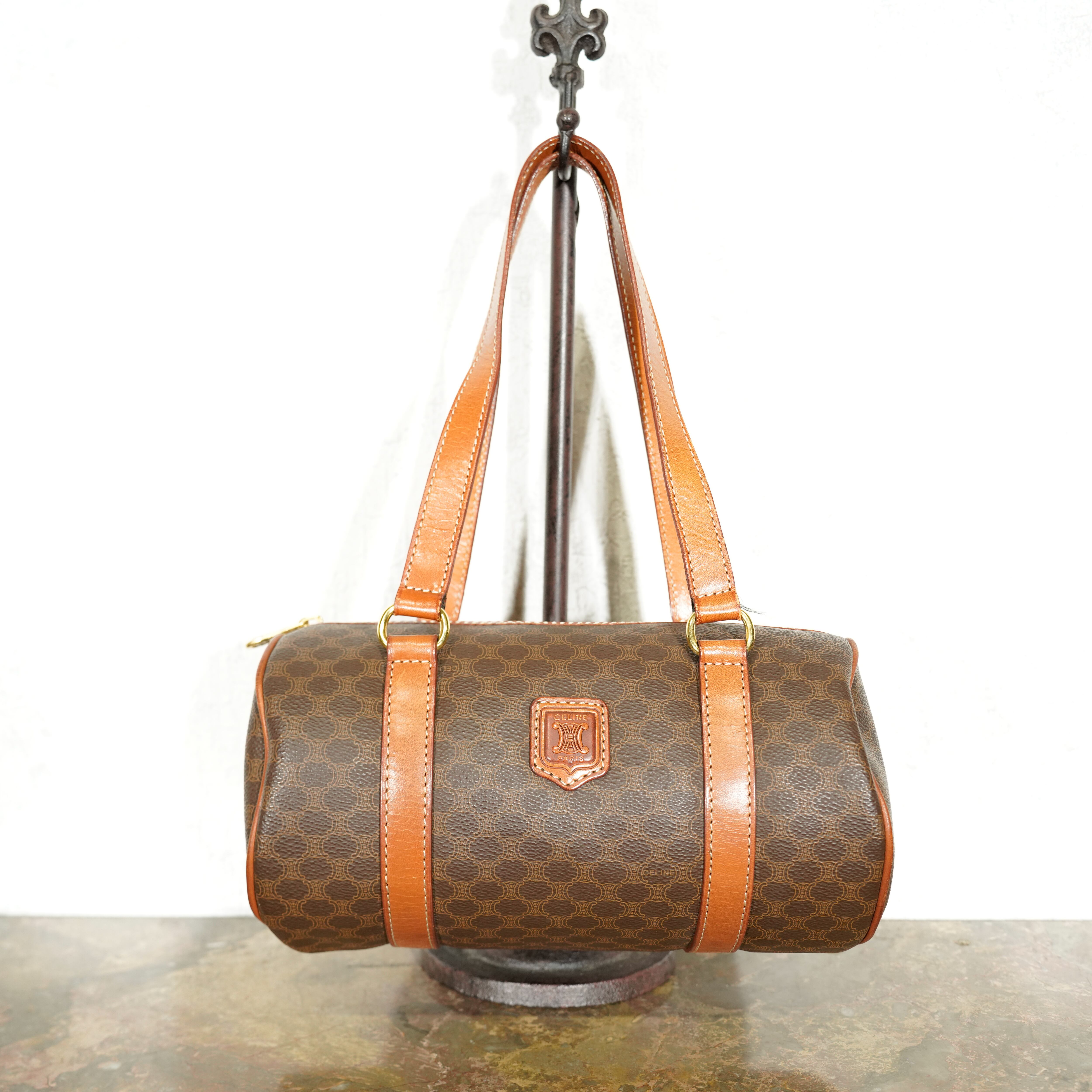CELINE MACADAM PATTERNED LOGO DESIGN HAND BAG MADE IN ITALY 